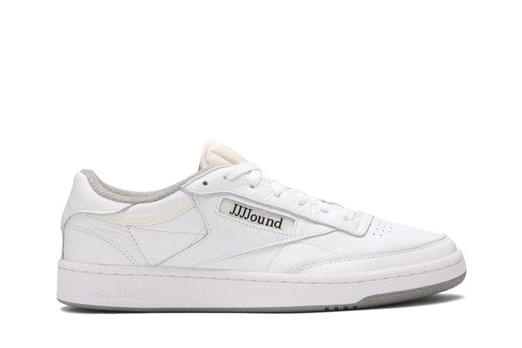 JJJJound x Reebok Club C 85 'White' — White/Space Grey/Chalk