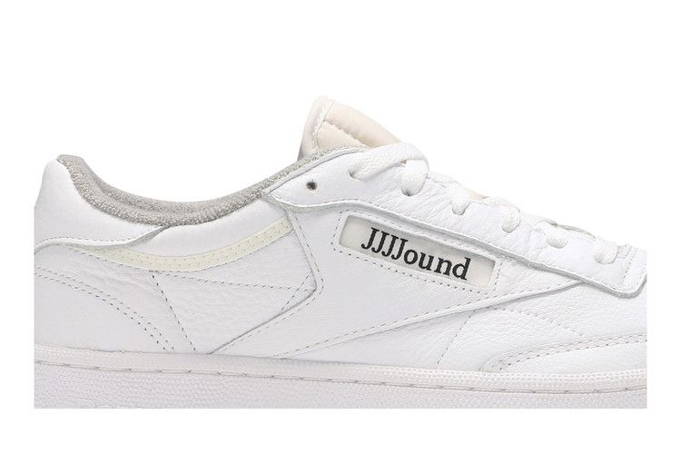 JJJJound x Reebok Club C 85 'White' — White/Space Grey/Chalk