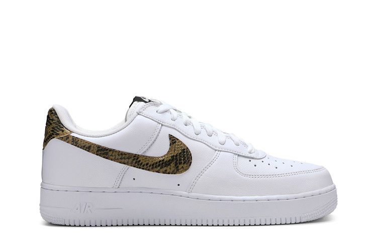 Nike Air Force 1 Low Retro 'Ivory Snake' 2019 — White/Elemental Gold/Dark Hazel/Black (2)