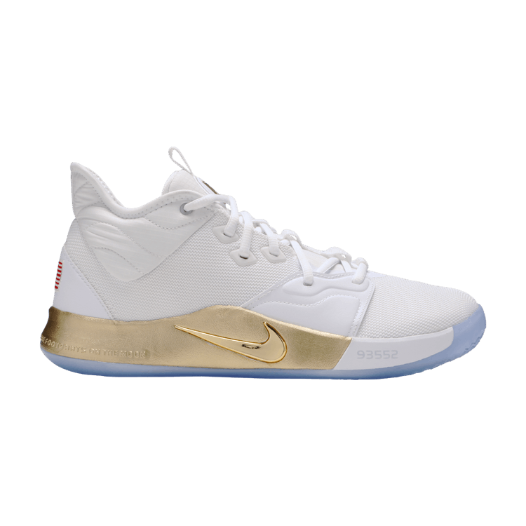 NASA x Nike PG 3 'Apollo Missions' Special Box — White/Metallic Gold