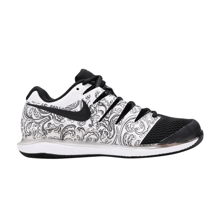 Nike Wmns Air Zoom Vapor X 'Rococo Print' — White/Black