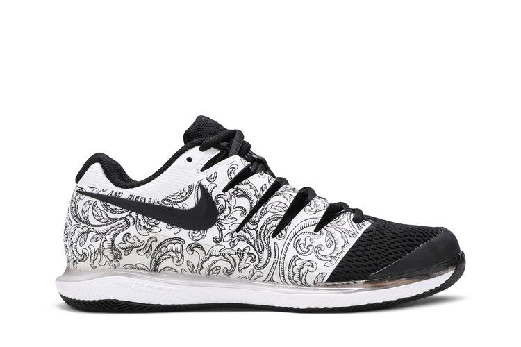 Nike Wmns Air Zoom Vapor X 'Rococo Print' — White/Black
