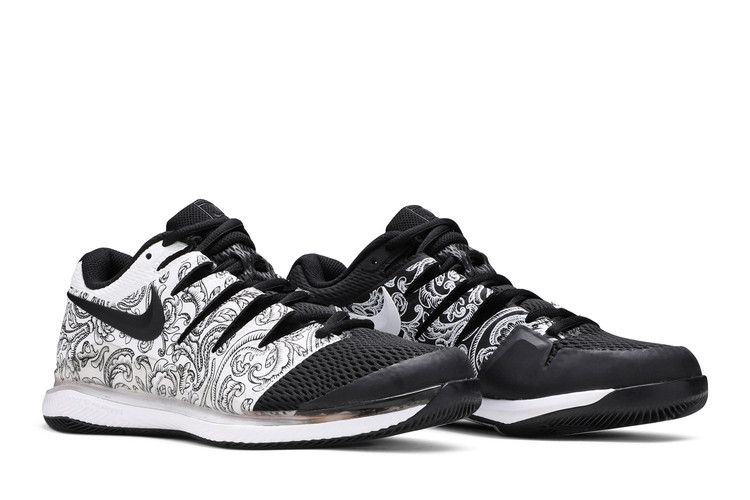 Nike Wmns Air Zoom Vapor X 'Rococo Print' — White/Black