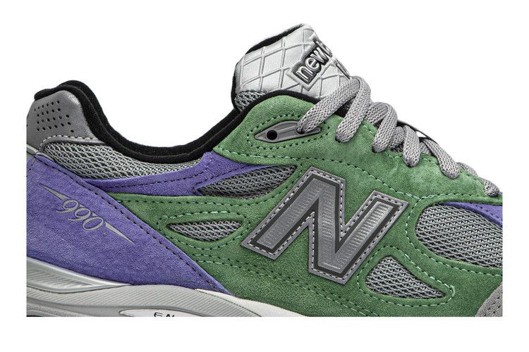 Stray Rats x New Balance 990v3 Made in USA 'Alternate' — Green/Grey/Purple