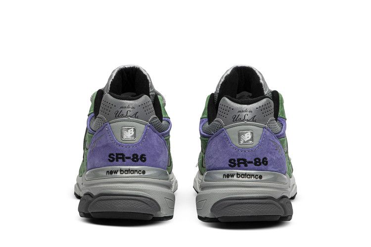 Stray Rats x New Balance 990v3 Made in USA 'Alternate' — Green/Grey/Purple