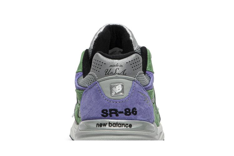 Stray Rats x New Balance 990v3 Made in USA 'Alternate' — Green/Grey/Purple