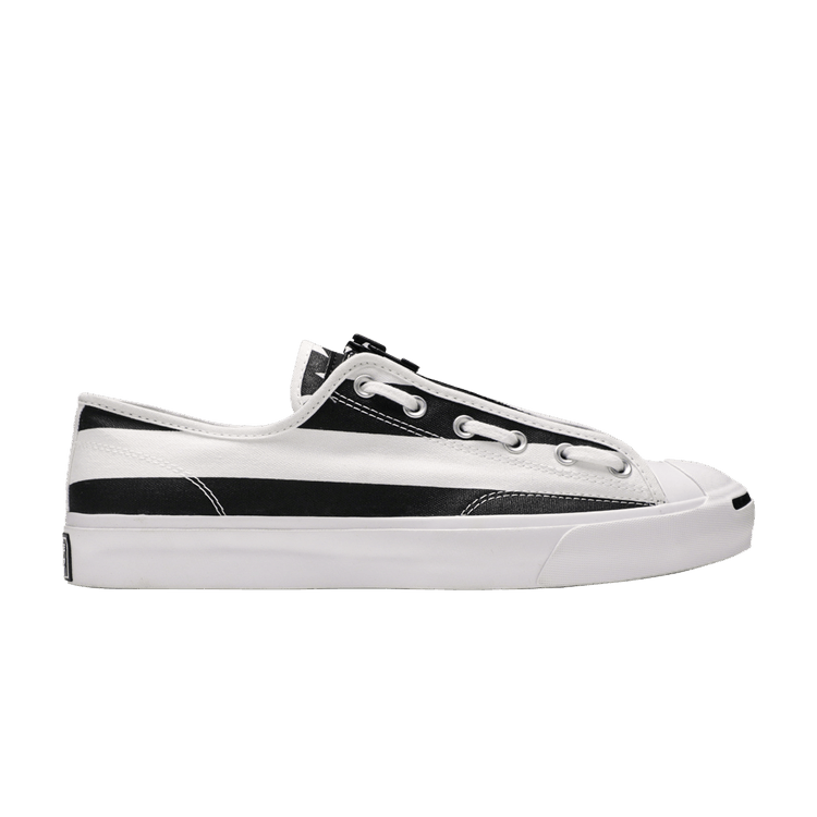 TheSoloist x Converse Jack Purcell Zip Ox 'Black Americana' — White/Black/White