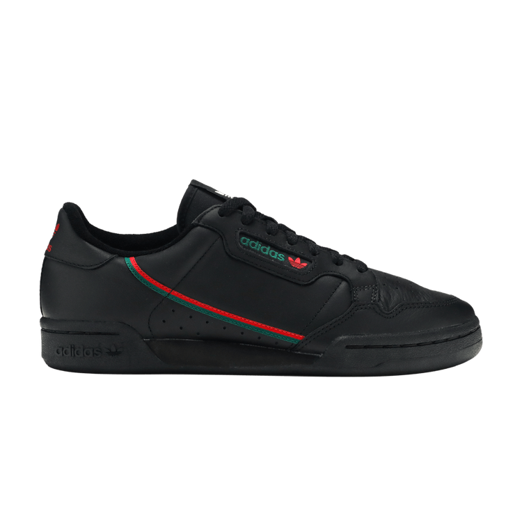 adidas Continental 80 'Black Scarlet Green' — Black/Scarlet/Core Green