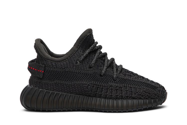 adidas Yeezy Boost 350 V2 Infant 'Black Non-Reflective' — Black/Black/Black