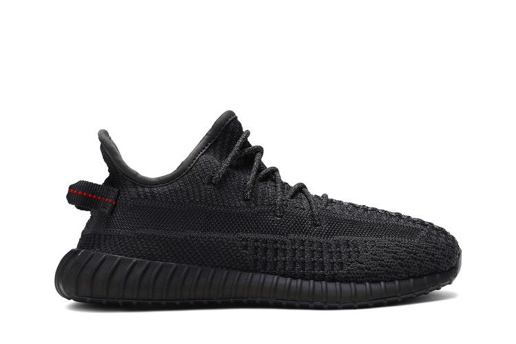 adidas Yeezy Boost 350 V2 Kids 'Black Non-Reflective' — Black/Black/Black