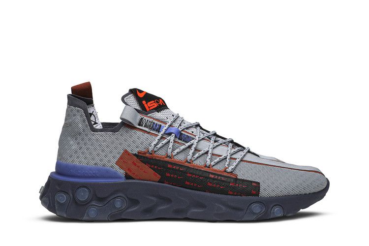 Nike React WR ISPA 'Wolf Grey' — Wolf Grey/Sapphire-Dusty Peach