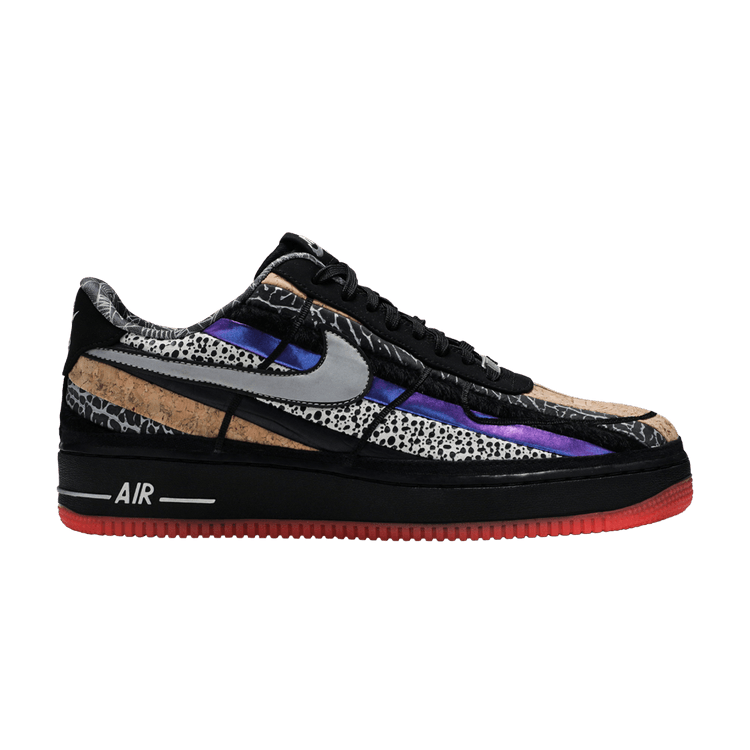 Nike Air Force 1 Low Cmft 'Crescent City' — Black/Atomic Red