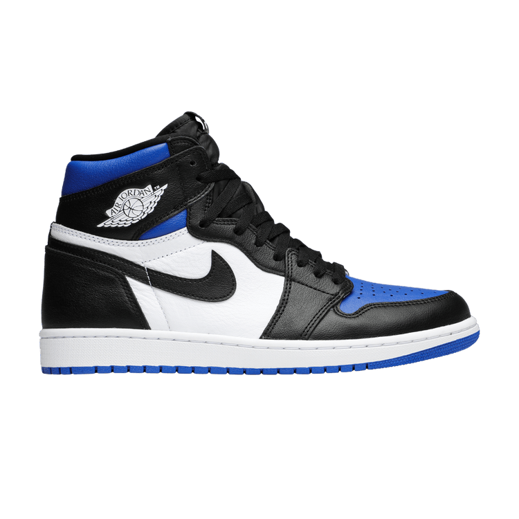 Air Jordan 1 Retro High OG 'Royal Toe' — Black/White-Game Royal-Black