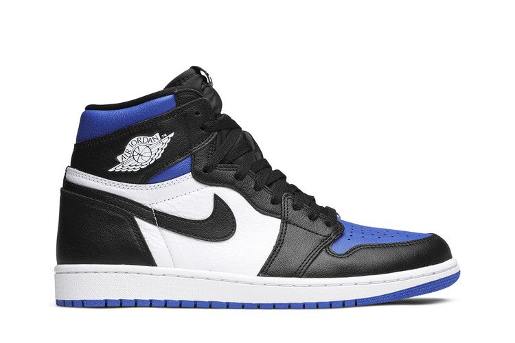 Air Jordan 1 Retro High OG 'Royal Toe' — Black/White-Game Royal-Black