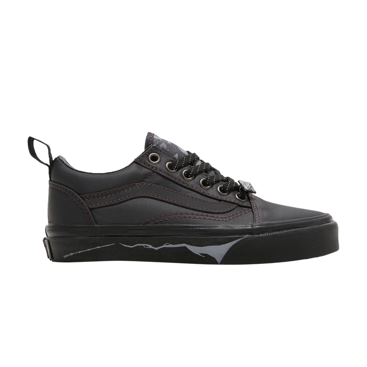 Harry Potter x Vans Old Skool Kids 'Deathly Hallows' — Black/Black