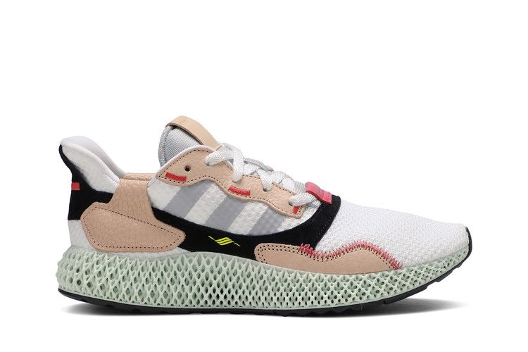 Hender Scheme x adidas ZX 4000 Futurecraft 4D 'White' — FTWWHT/GRETWO/CBLACK