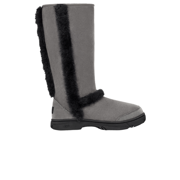 UGG Wmns Sunburst Tall 'Grey Black' — Grey/Black