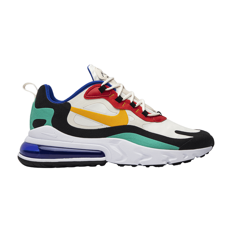 Nike Air Max 270 React 'Bauhaus' — Phantom/University Gold-University Red-Multicolor
