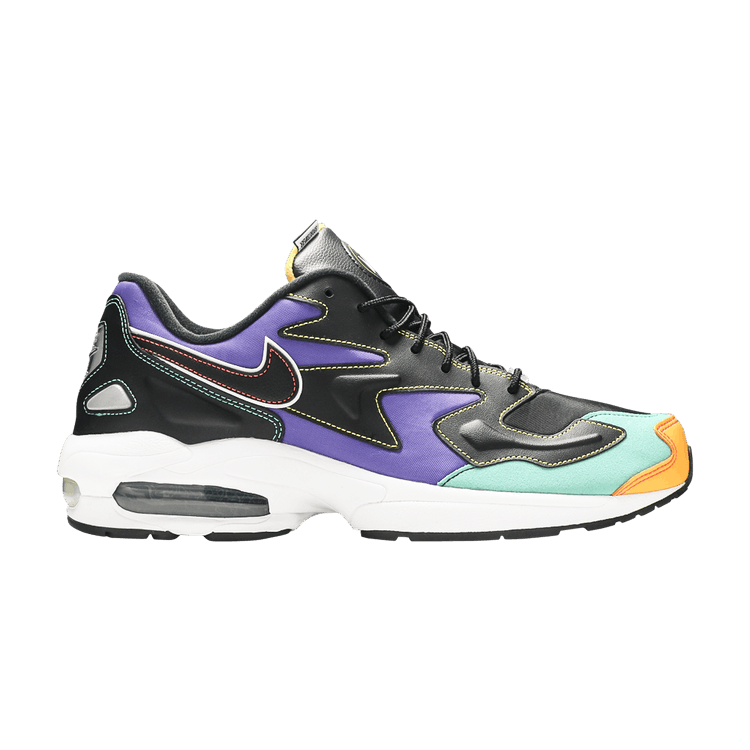 Nike Air Max 2 Light 'Windbreaker' — Black/Flash Crimson-Kinetic Green