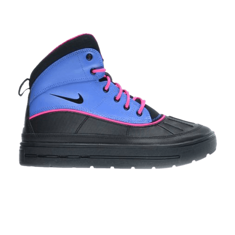 Nike Woodside 2 High GS 'Distance Blue Pink Foil' — Distance Blue/Black/Pink Foil