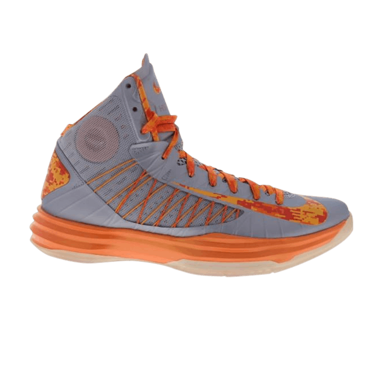Nike Hyperdunk+ 2012 'Syracuse Carrier Classic' PE — Wolf Grey/Orange Blaze