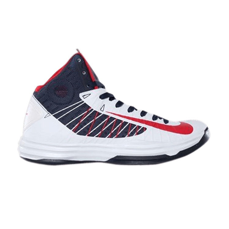 Nike Lunar Hyperdunk + 2012 — White/University Red-Obsidian