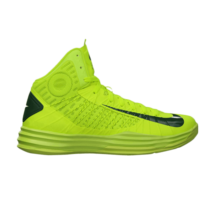 Nike Lunar Hyperdunk+ 2012 — Volt/Gorge Green