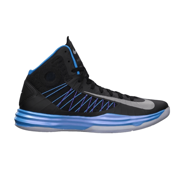 Nike Hyperdunk 2012+ 'Sport Pack' — Black/Metallic Silver-Blue Glow-Blue Tint