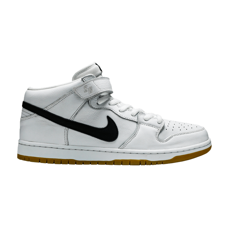 Nike Dunk Mid SB 'Orange Label' — White/Black-White