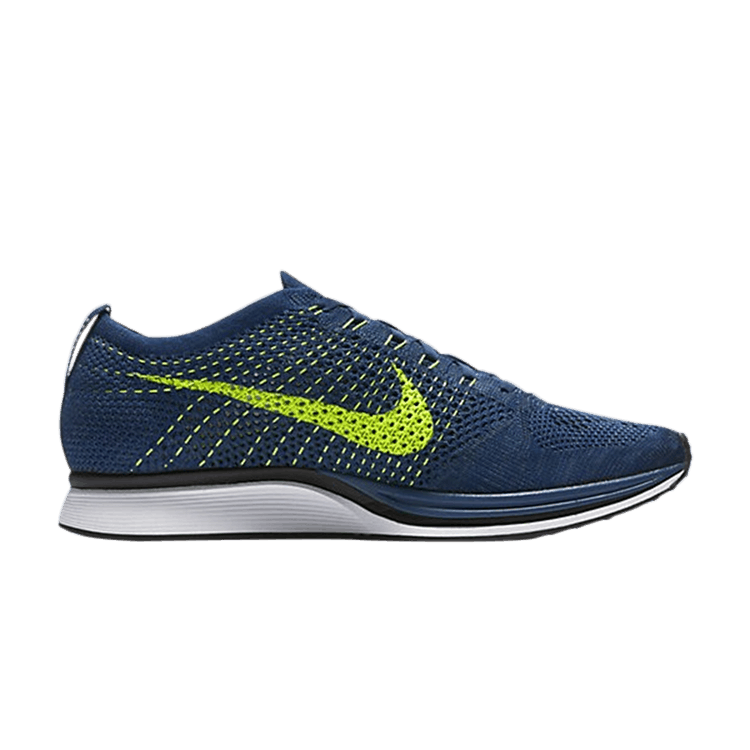 Nike Flyknit Racer 'Brave Blue' — Brave Blue/Volt-Squadron Blue