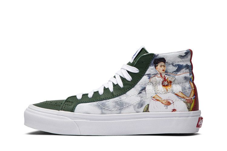 Frida Kahlo x Vans OG SK8-Hi LX 'Las Dos Fridas' — True White/Multi-Color