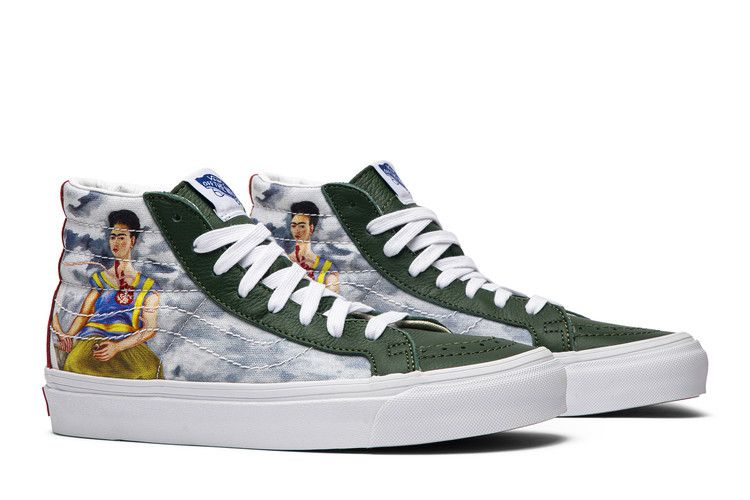 Frida Kahlo x Vans OG SK8-Hi LX 'Las Dos Fridas' — True White/Multi-Color