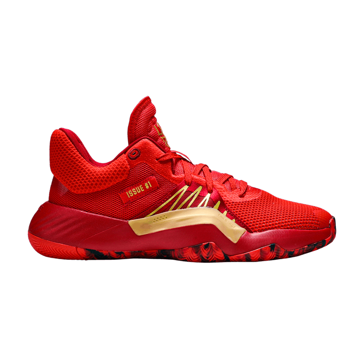 Marvel x adidas D.O.N. Issue #1 'Iron Spider' — Red/Power Red/Gold Metallic