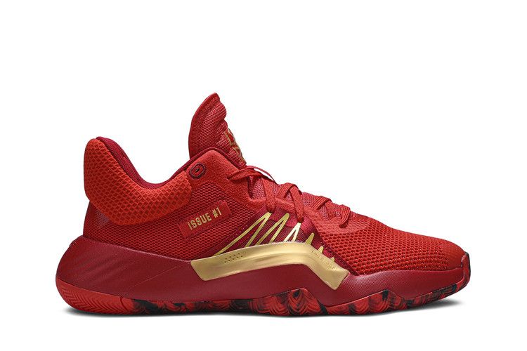 Marvel x adidas D.O.N. Issue #1 'Iron Spider' — Red/Power Red/Gold Metallic