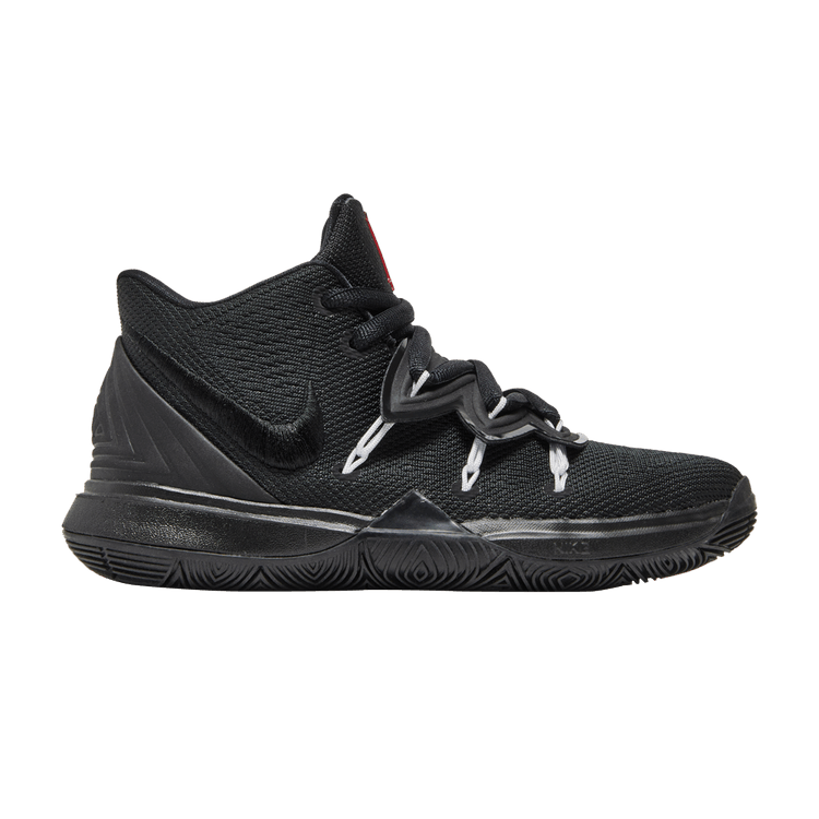 Nike Kyrie 5 GS 'Black' — Black/White/University Red