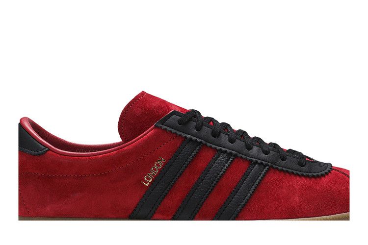 Adidas London 'Scarlet Black' — Scarlet/Core Black/Gold Metallic