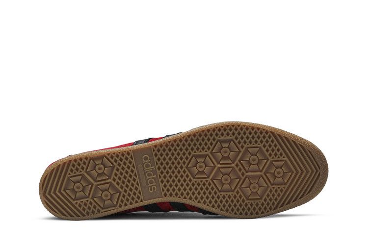 Adidas London 'Scarlet Black' — Scarlet/Core Black/Gold Metallic