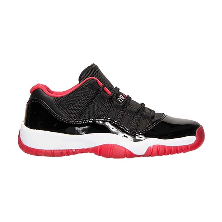 Air Jordan 11 Retro Low BG 'Bred' 2015 — Black/True Red-White
