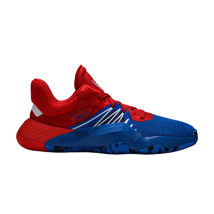 Marvel x adidas D.O.N. Issue #1 J 'Spiderman' — Blue/Red/Footwear White