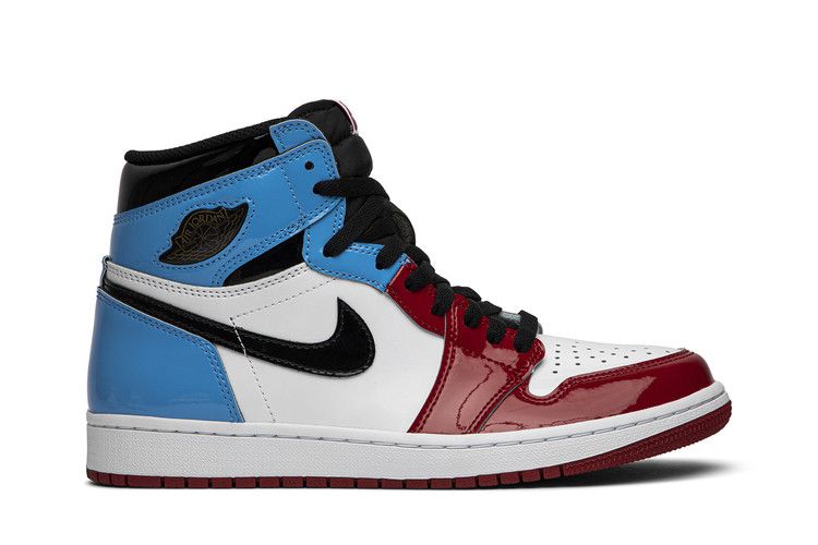Air Jordan 1 Retro High OG 'Fearless' — White/University Blue-Varsity Red-Black