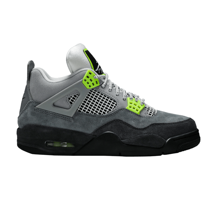Air Jordan 4 Retro SE 'Neon 95' — Cool Grey/Volt/Wolf Grey/Anthracite