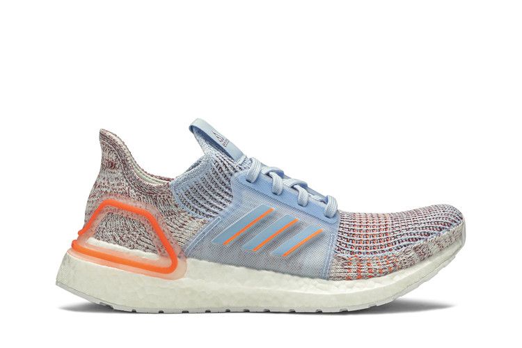 Adidas Wmns UltraBoost 19 'Coral Glow Blue' — Glow Blue/Hi Res Coral/Active Maroon