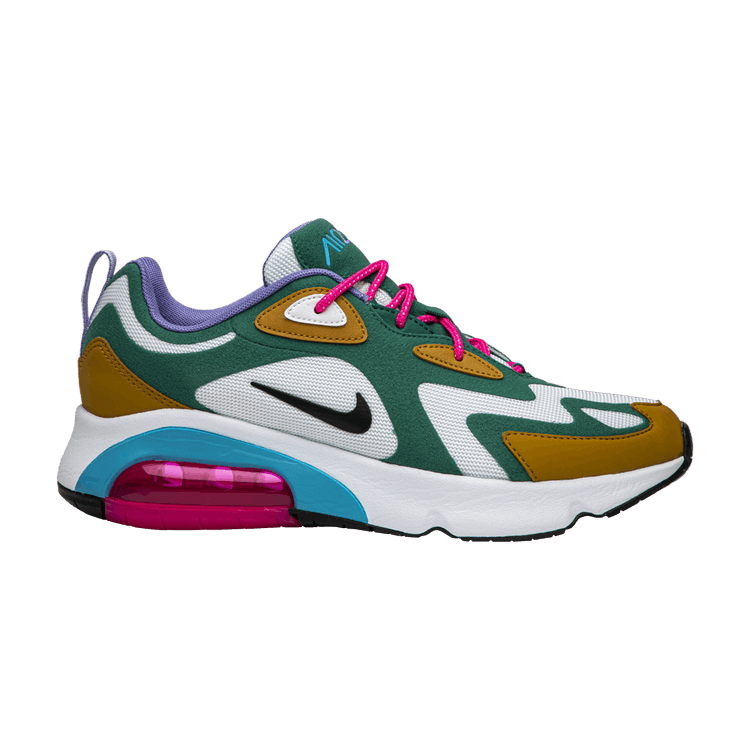 Nike Wmns Air Max 200 'Mystic Green' — Mystic Green/White-Gold Suede