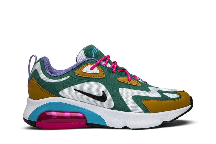Nike Wmns Air Max 200 'Mystic Green' — Mystic Green/White-Gold Suede