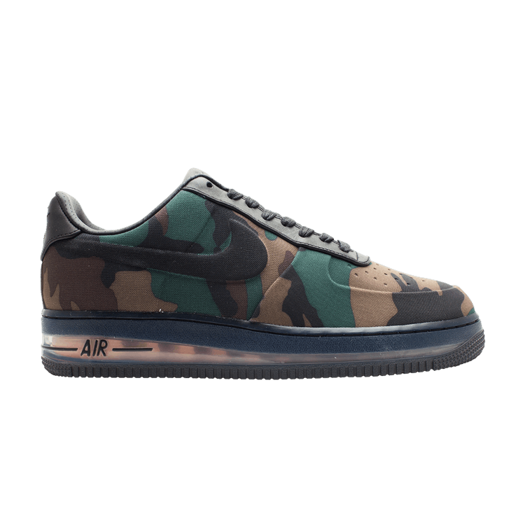 Nike Air Force 1 Low Max Air Vt Qs 'Camo' — Black/Black