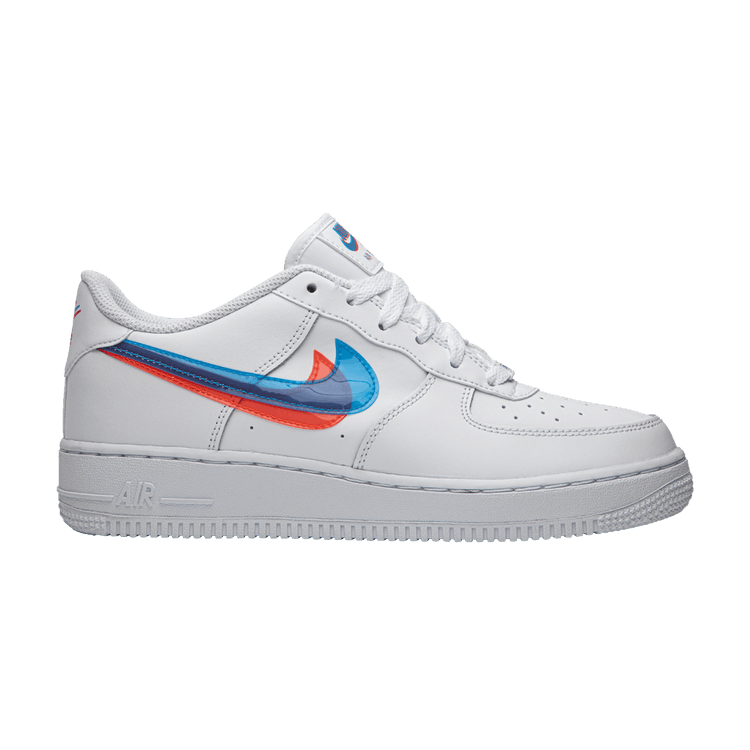 Nike Air Force 1 LV8 KSA GS '3D Glasses' — White/Blue Hero/Bright Crimson