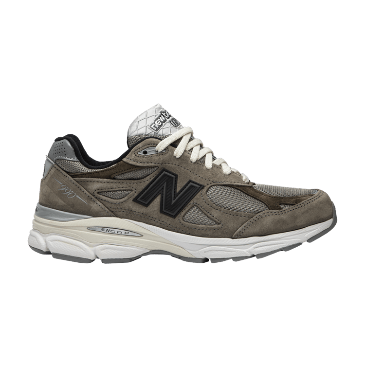 JJJJound x New Balance 990v3  Made In USA 'Urban Grey' — Dark Green/Urban Grey