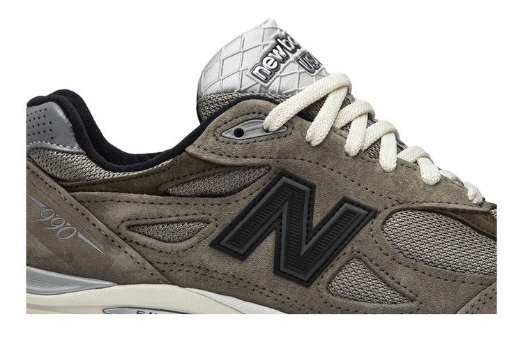 JJJJound x New Balance 990v3  Made In USA 'Urban Grey' — Dark Green/Urban Grey