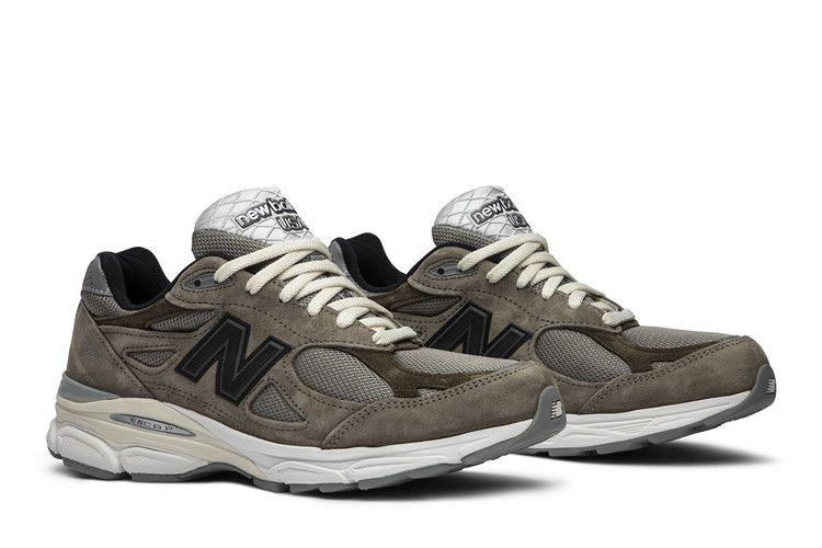 JJJJound x New Balance 990v3  Made In USA 'Urban Grey' — Dark Green/Urban Grey