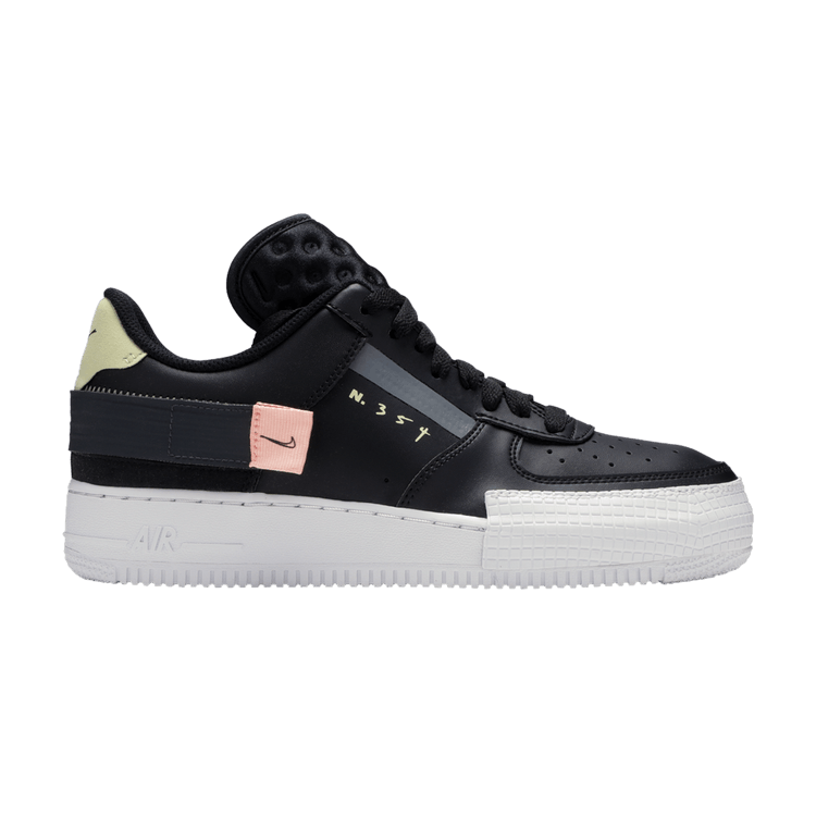 Nike Air Force 1 Low Drop Type 'Pink Tint' — Black/Anthracite-Pink Tint